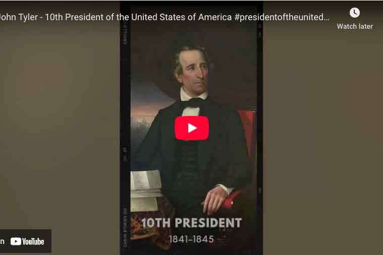 Video: John Tyler - 10th President of the United States of America
